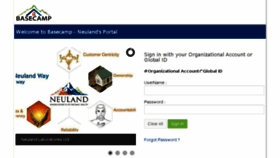 What Basecamp.neulandlabs.com website looked like in 2017 (6 years ago)