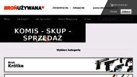 What Bronuzywana.pl website looked like in 2017 (6 years ago)