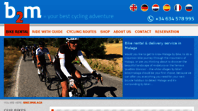 What Bike2malaga.com website looked like in 2017 (6 years ago)