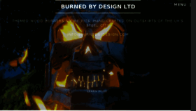What Burnedbydesign.com website looked like in 2017 (6 years ago)