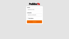 What Backoffice.pedidosya.com website looked like in 2017 (6 years ago)