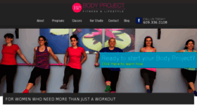 What Bodyprojectfitness.com website looked like in 2017 (6 years ago)