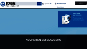 What Blaubergventilatoren.de website looked like in 2017 (6 years ago)