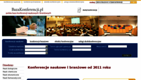 What Bazakonferencji.pl website looked like in 2017 (6 years ago)
