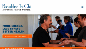 What Brooklinetaichi.org website looked like in 2017 (6 years ago)