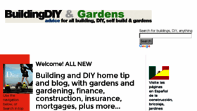 What Buildingdiy.com website looked like in 2017 (6 years ago)
