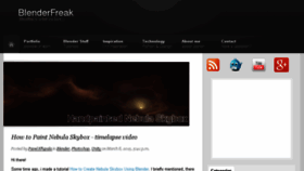What Blenderfreak.com website looked like in 2017 (7 years ago)