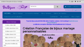 What Beabijoux.com website looked like in 2017 (6 years ago)