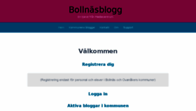 What Bollnasblogg.se website looked like in 2017 (6 years ago)