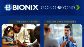 What Bionix.com website looked like in 2017 (6 years ago)