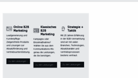 What B2b-marketing.de website looked like in 2017 (7 years ago)