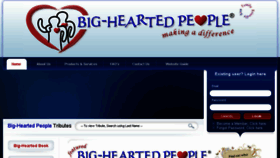 What Bigheartedpeople.com website looked like in 2017 (6 years ago)
