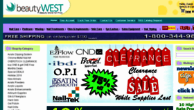 What Beautywests.com website looked like in 2017 (6 years ago)