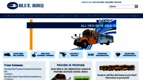 What Blue-bird.com website looked like in 2017 (6 years ago)