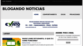 What Blogandonoticias.com website looked like in 2017 (6 years ago)