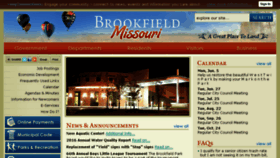 What Brookfieldcity.com website looked like in 2017 (6 years ago)