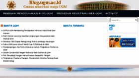 What Blog.ugm.ac.id website looked like in 2017 (7 years ago)