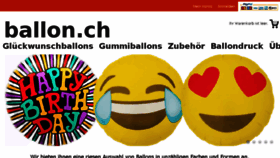 What Ballon.ch website looked like in 2017 (6 years ago)