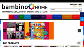 What Bambinohome.com.au website looked like in 2017 (6 years ago)