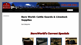 What Barnworld.com website looked like in 2017 (6 years ago)