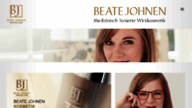 What Beatejohnen.com website looked like in 2017 (6 years ago)