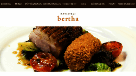 What Bertha.fi website looked like in 2017 (6 years ago)