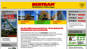 What Bertram-hannover.de website looked like in 2017 (8 years ago)