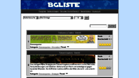 What Bgliste.de website looked like in 2017 (6 years ago)
