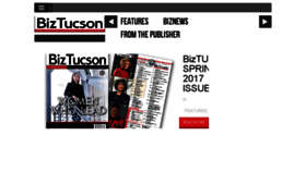 What Biztucson.com website looked like in 2017 (6 years ago)