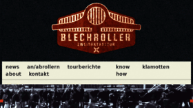 What Blechroller.com website looked like in 2017 (6 years ago)