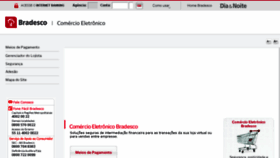 What Bradescocomercioeletronico.com.br website looked like in 2017 (6 years ago)