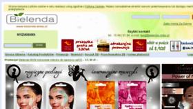 What Bielenda-sklep.pl website looked like in 2017 (6 years ago)