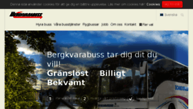 What Bergkvarabuss.se website looked like in 2017 (6 years ago)