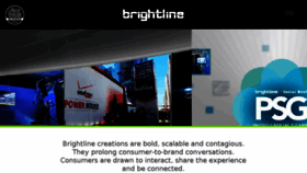 What Brightlineinteractive.com website looked like in 2017 (6 years ago)