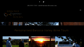 What Barossavalleytours.com website looked like in 2017 (6 years ago)