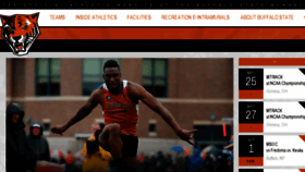 What Buffalostateathletics.com website looked like in 2017 (6 years ago)