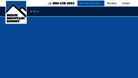 What Beechmountainresort.com website looked like in 2017 (6 years ago)
