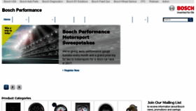 What Boschperformance.com website looked like in 2017 (6 years ago)