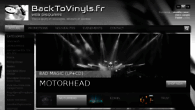 What Backtovinyls.fr website looked like in 2017 (6 years ago)