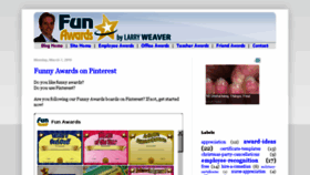 What Blog.funawards.com website looked like in 2017 (6 years ago)