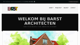 What Barst-architecten.nl website looked like in 2017 (6 years ago)