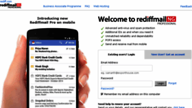 What Beta.rediffmailpro.com website looked like in 2017 (6 years ago)
