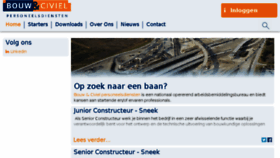 What Bouwenciviel.nl website looked like in 2017 (6 years ago)