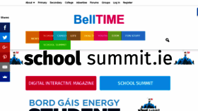 What Belltimemagazine.ie website looked like in 2017 (6 years ago)