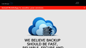What Backuprun.com website looked like in 2017 (6 years ago)