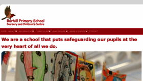 What Burhill.surrey.sch.uk website looked like in 2017 (6 years ago)