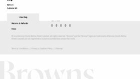 What Brownsfashion.com website looked like in 2017 (6 years ago)