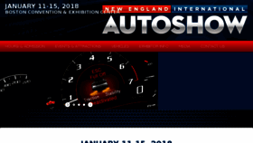 What Bostonautoshow.com website looked like in 2017 (6 years ago)