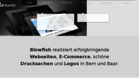 What Blowfish.ch website looked like in 2017 (6 years ago)