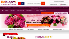 What Bebloom.fr website looked like in 2017 (6 years ago)